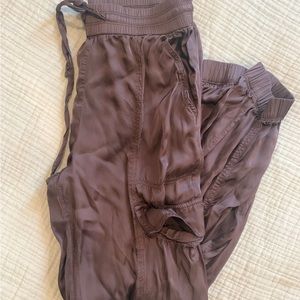 Aerie silk joggers